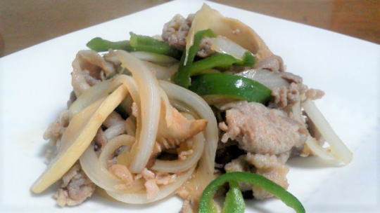 豚肉とピーマンの生姜焼き