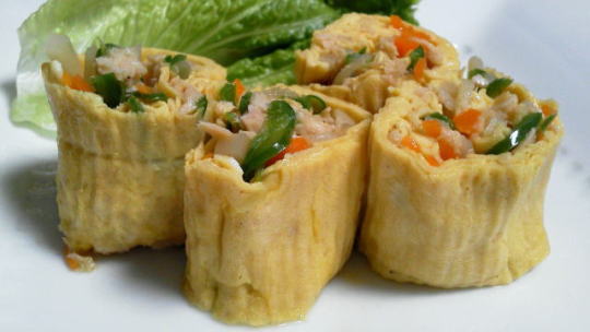 とろ～りチーズのツナだし巻き
