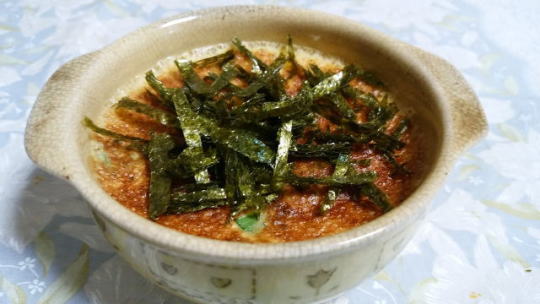 レンジで作る！納豆とニラのたまごグラタ