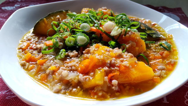 【かぼちゃ レシピ】そぼろ煮🎃