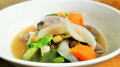 こんにゃくと納豆の野菜スープ