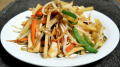 キノコとポテトのスパイシー炒め